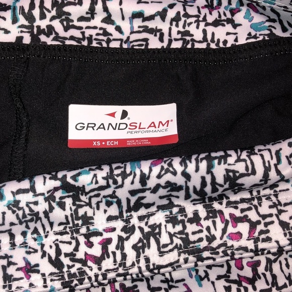 Grand Slam size xsmall digital roadmap print tennis skort - Picture 5 of 7